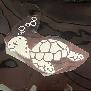 🍄New White Sea Turtle Graphic Auto Sticker Vinyl Transfer Decal Decor Accent